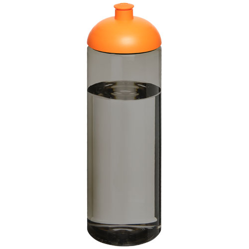 Gourde sport publicitaire 850 ml Ocean Plastic H2O Active® Charbon et Orange
